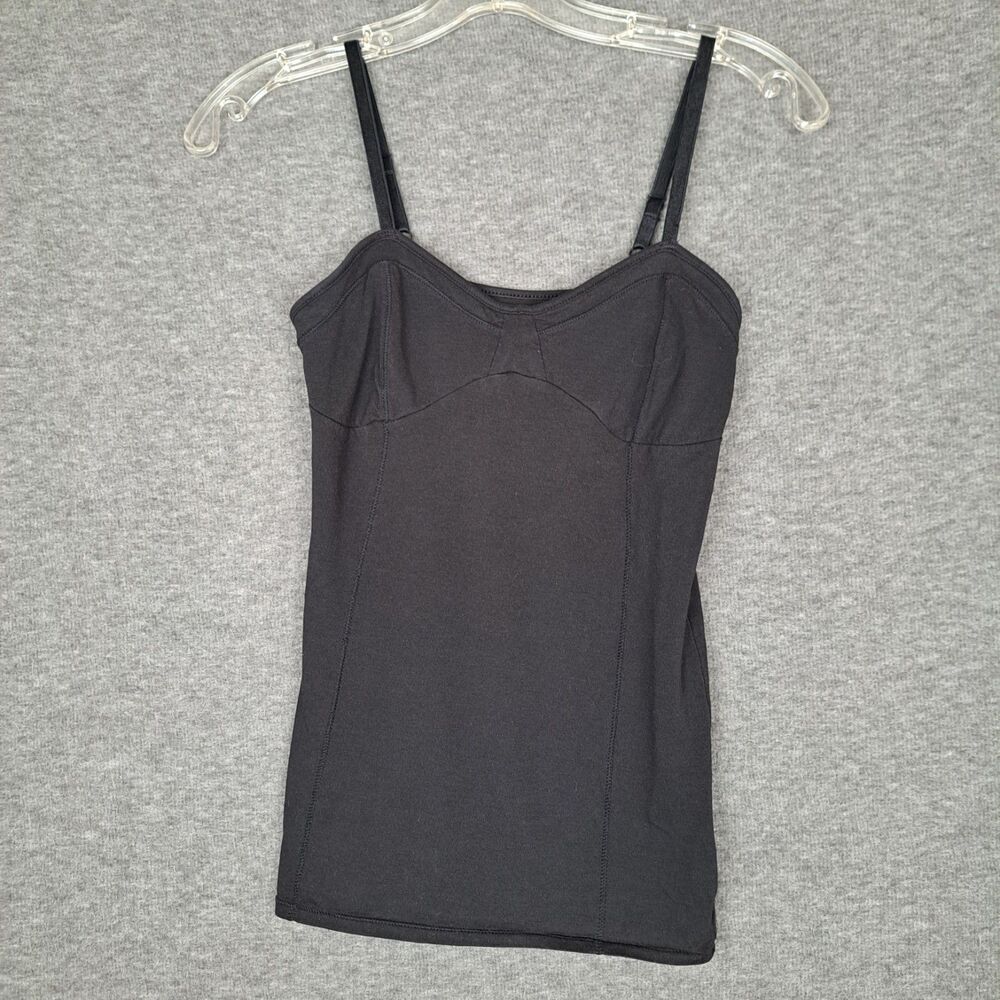 Decree Women's Black Tank Top Sweetheart Neckline Cami Fairy Size Small‎